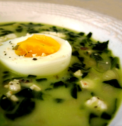 Рецепт суп из крапивы с яйцом