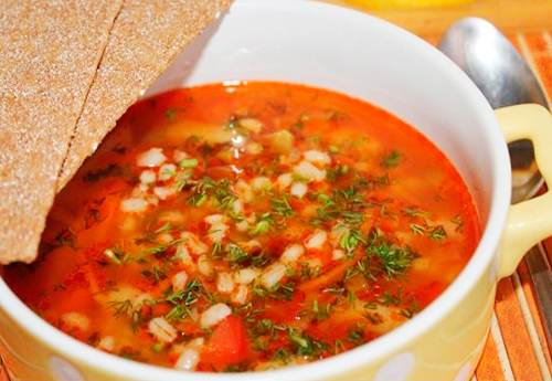 Рецепт суп рассольник с перловкой и солеными огурцами