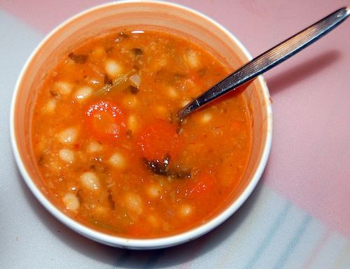 Рецепт суп с фасолью