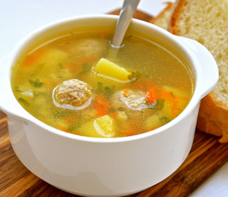 Рецепт суп с фрикадельками