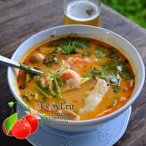 Рецепт тайского супа том ям