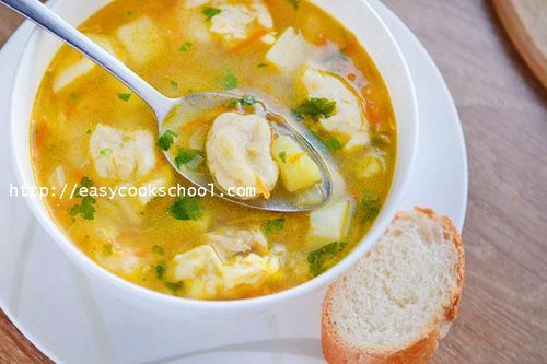 Суп с клецками рецепт приготовления