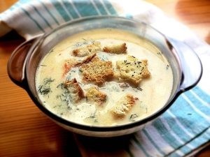 Сырный суп диетический рецепт