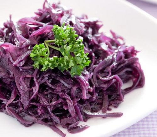 Рецепт из красной капусты салат
