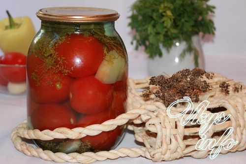 Рецепт консервации помидоров