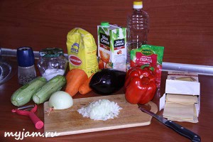 Постная лазанья овощная рецепт с фото