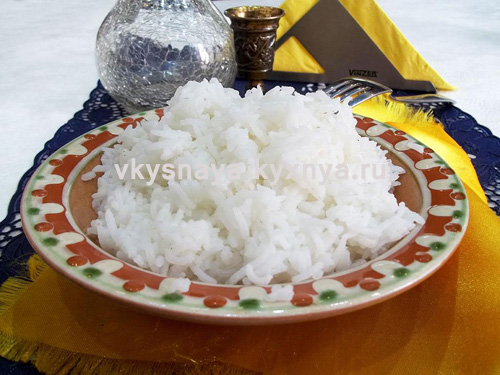 Вкусный рассыпчатый рис на гарнир рецепт с фото
