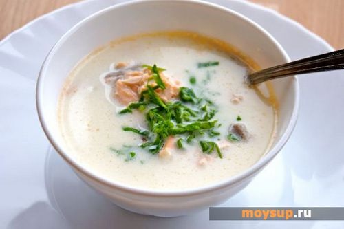 Норвежский суп из семги со сливками рецепт