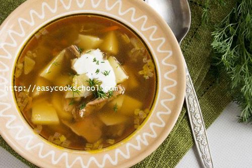 Рецепт суп с сушеными грибами