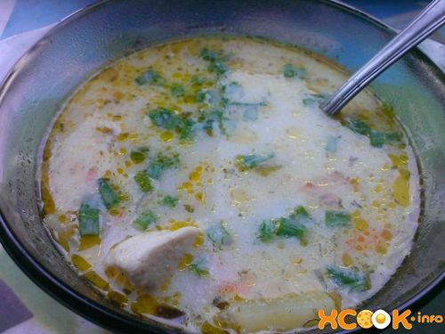 Рецепт суп с сырками плавленными