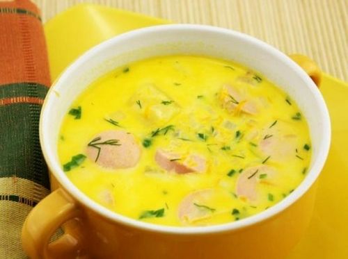 Суп из сосисок рецепт