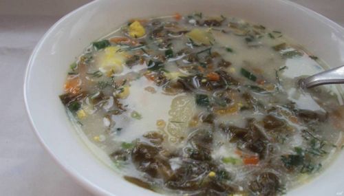 Суп из свежего щавеля рецепт