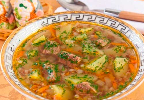 Суп из тушенки говяжьей рецепт