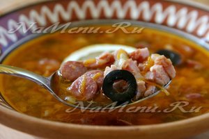 Суп солянка мясная сборная рецепт классический от юлии высоцкой