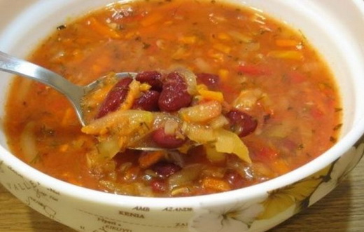 Фасолевый суп рецепт из красной фасоли с курицей