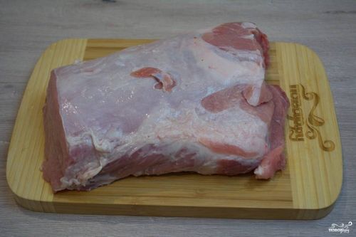Рецепт из карбоната свинины