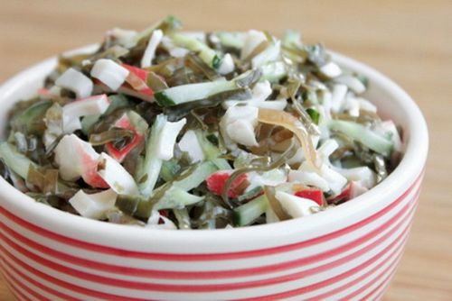 Рецепт салат из морской капусты