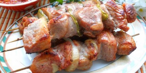 Рецепт шашлык из свинины в духовке