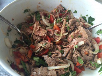 рецепт мясо по тайски с овощами