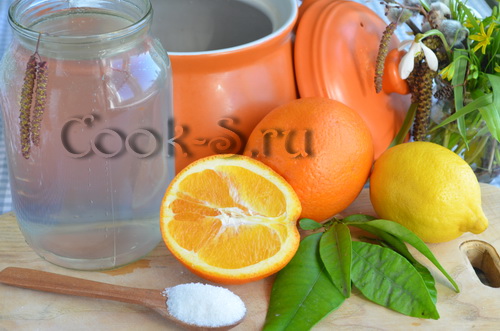 Березовый сок с апельсином рецепт