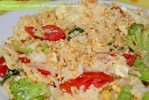 Жареный рис по тайски рецепт