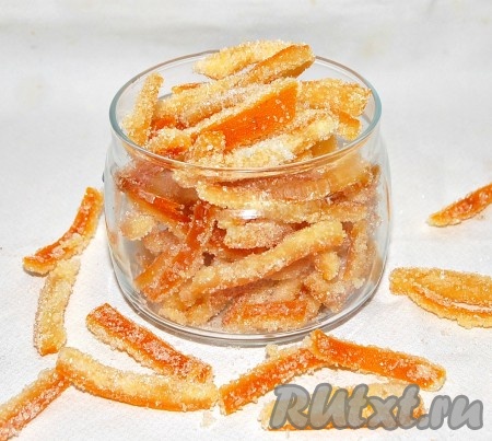 Апельсиновые цукаты рецепт с фото