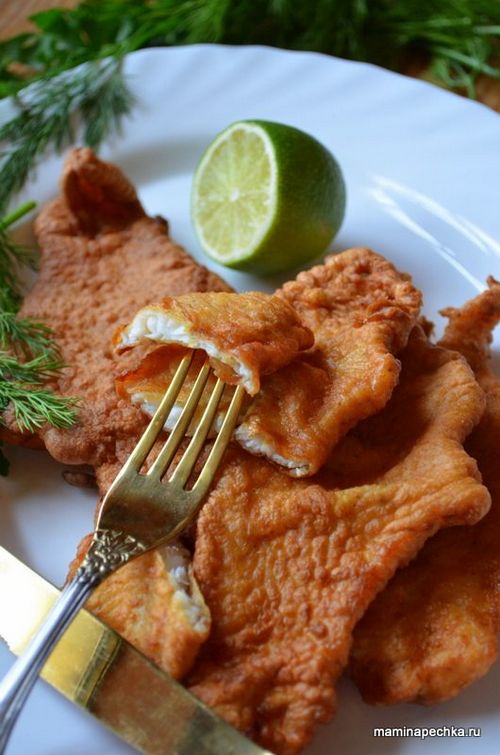 Филе рыбы в кляре рецепт с фото