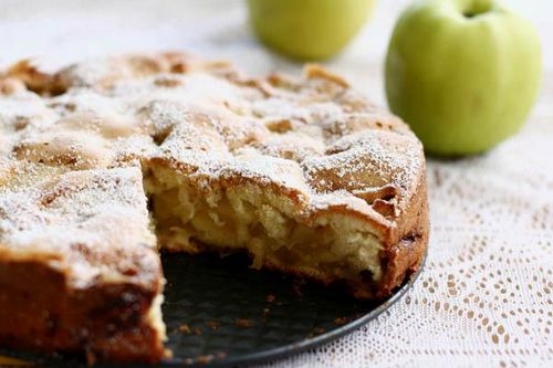 Рецепт диетическая шарлотка с яблоками