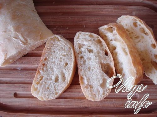 Рецепт хлеб чиабатта