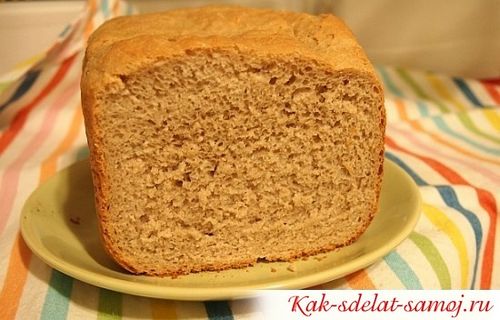 Рецепт серого хлеба в хлебопечке
