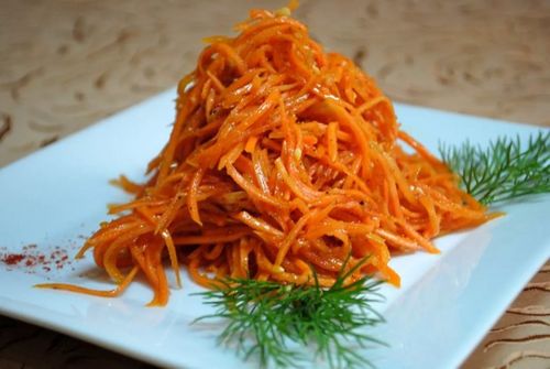 Корейская морковка рецепт в домашних